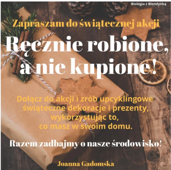  Grafika #0: Ogólnopolska świąteczna akcja Ręcznie robione, a nie kupione